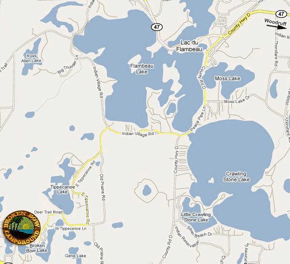 detour map