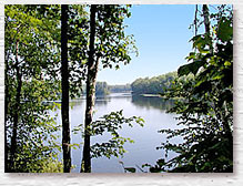 Broken Bow Campground lake view