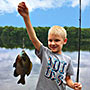 Boy with Bluegill